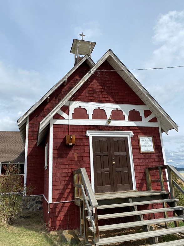 A glimpse at St. Luke's Anglican Church St. Luke's Alexis Creek The